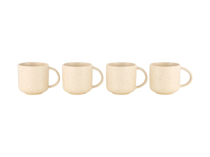 Maxwell & Williams MUGS Maxwell & Williams Palette Mug Set of 4 Cream Speckle 360ml MS0069 (7504651190361)