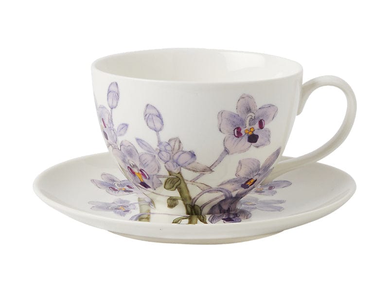 Maxwell & Williams MUGS Maxwell & Williams Royal Botanic Gardens Cup & Saucer Lilac 240ml HV0460 (7504674455641)