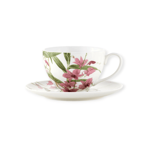 Maxwell & Williams MUGS Maxwell & Williams Royal Botanic Gardens Cup & Saucer Pink 240ml HV0458 (7504671965273)