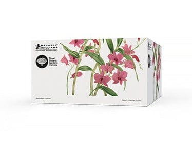 Maxwell & Williams MUGS Maxwell & Williams Royal Botanic Gardens Cup & Saucer Pink 240ml HV0458 (7504671965273)