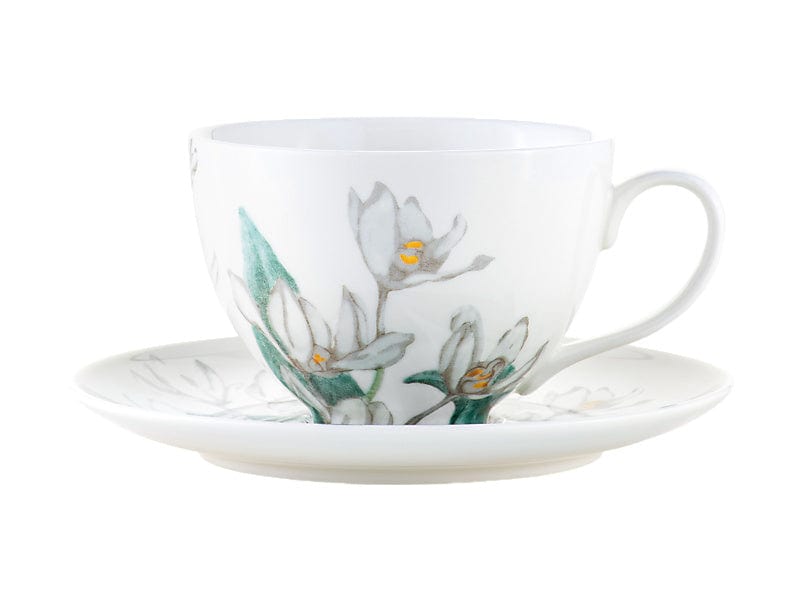 Maxwell & Williams MUGS Maxwell & Williams Royal Botanic Gardens Cup & Saucer White 240ml HV0457 (7504670818393)