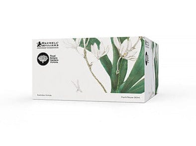 Maxwell & Williams MUGS Maxwell & Williams Royal Botanic Gardens Cup & Saucer White 240ml HV0457 (7504670818393)