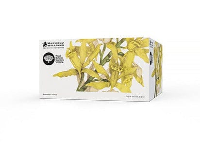 Maxwell & Williams MUGS Maxwell & Williams Royal Botanic Gardens Cup & Saucer Yellow 240ml HV0456 (7504667836505)