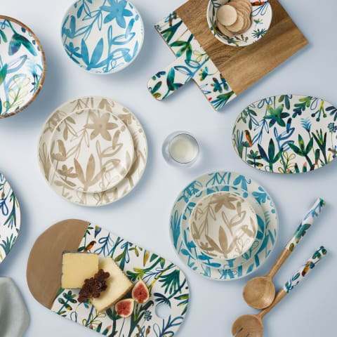Maxwell & Williams PLATE Maxwell & Williams Marc Martin Dusk Dinner Plate Blue 26.5cm AW0576 (7158882697305)