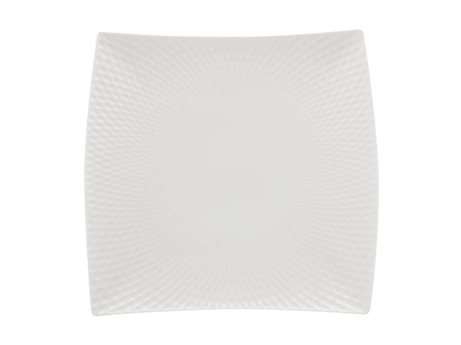 Maxwell & Williams Plate Maxwell & Williams White Basics Diamonds Square Platter 37.5cm JX260137