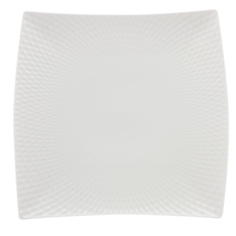 Maxwell & Williams Plate Maxwell & Williams White Basics Diamonds Square Platter 37.5cm JX260137