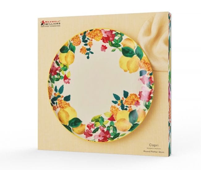 Maxwell & Williams Platter Maxwell & Williams Capri Round Platter 36cm DR0527 (7768335908953)