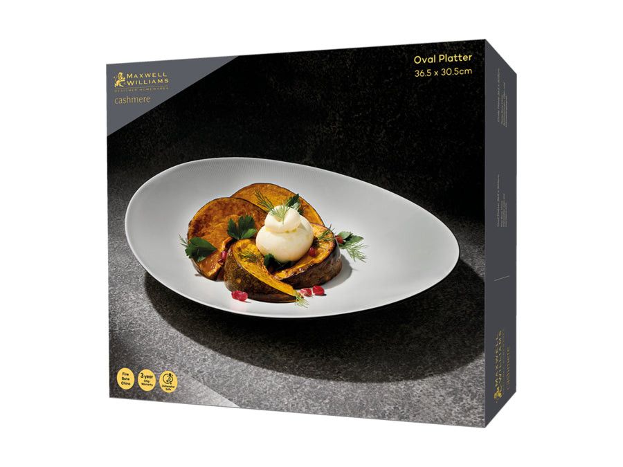Maxwell & Williams Platter Maxwell & Williams Cashmere Oval Platter 36.5x30.5cm RF0040