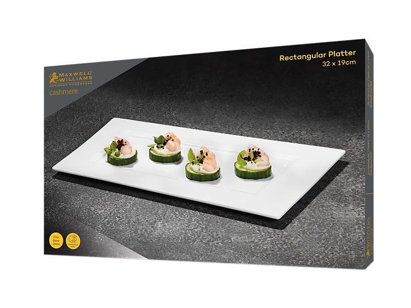 Maxwell & Williams Platter Maxwell & Williams Cashmere Rectangular Platter 31x19cm RF0041