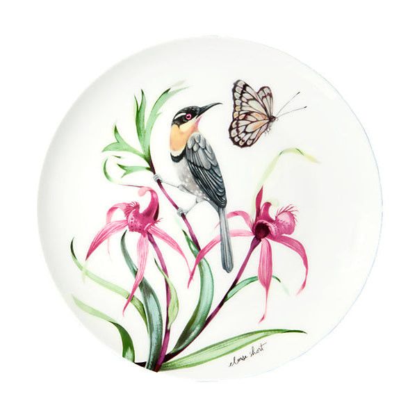 Maxwell & Williams Platter Maxwell & Williams Eloise Short Lyric Plate Spinebill Honeyeater 20cm YD0230