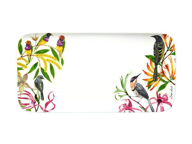 Maxwell & Williams Platter Maxwell & Williams Eloise Short Lyric Rectangular Platter Birds 29X15cm YD0223