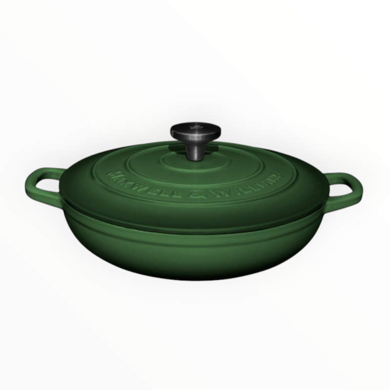 Maxwell & Williams POTS Maxwell & Williams Cast Iron Braiser 3.3L  English Racing Green SE0029