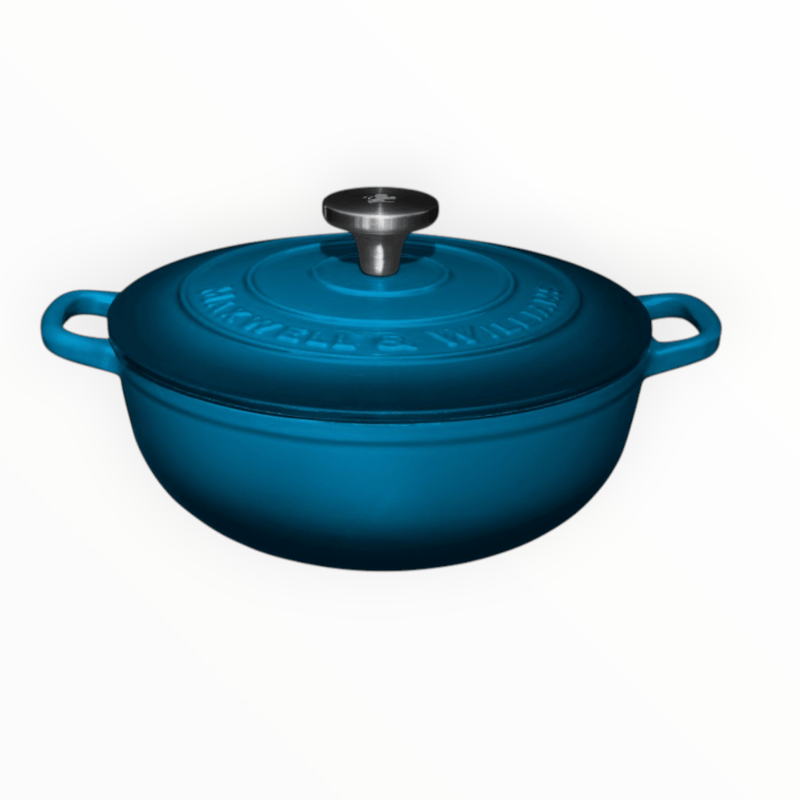 Maxwell & Williams POTS Maxwell & Williams Cast Iron Round Casserole 3.3L Midnight Blue SE0022