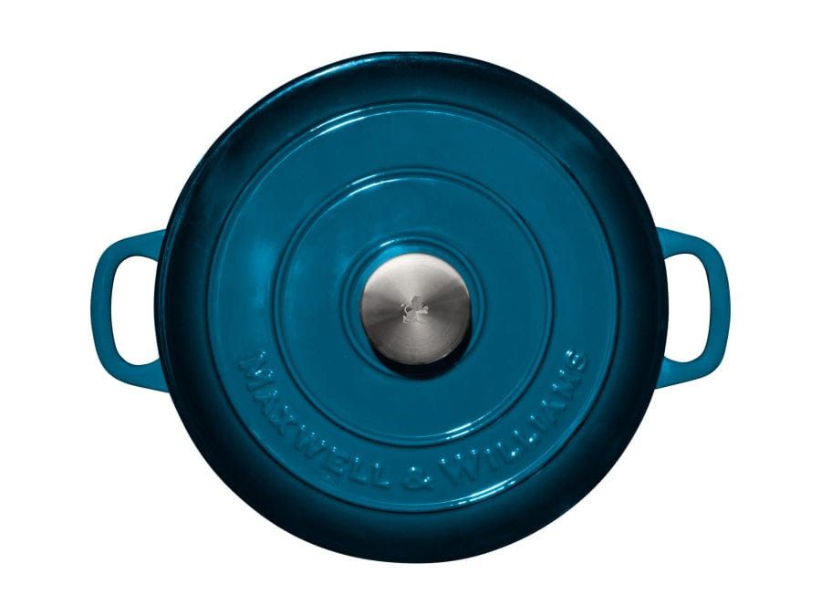 Maxwell & Williams POTS Maxwell & Williams Cast Iron Round Casserole 4L Midnight Blue SE0024
