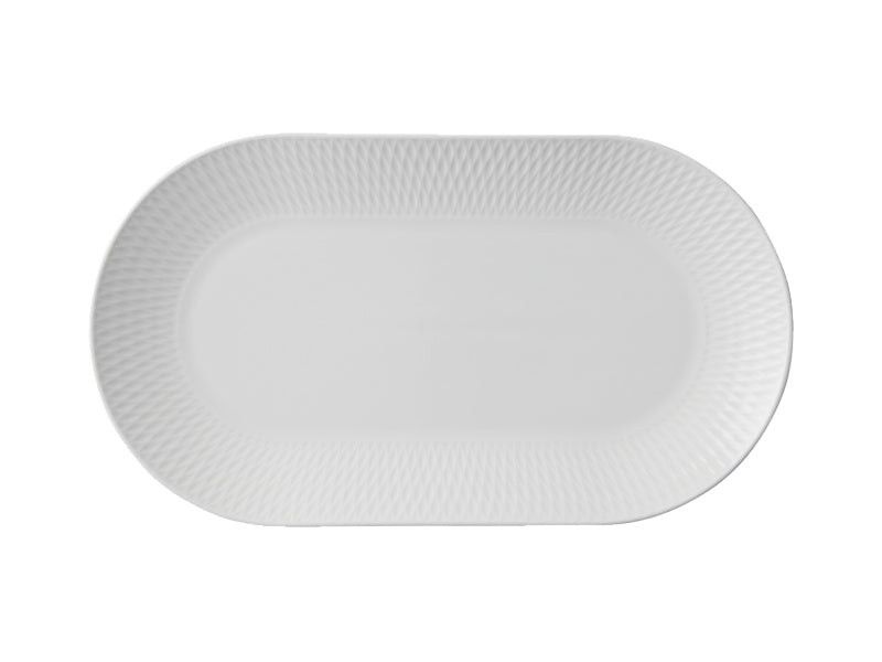 Maxwell & Williams Serving Platter Maxwell & Williams White Basics Diamonds Oblong Platter 30x17cm DV0248