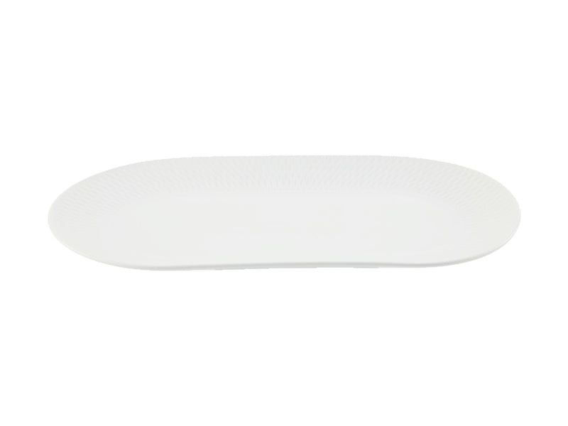 Maxwell & Williams Serving Platter Maxwell & Williams White Basics Diamonds Oblong Platter 30x17cm DV0248