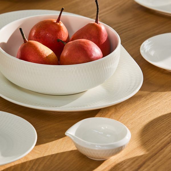 Maxwell & Williams Serving Platter Maxwell & Williams White Basics Diamonds Sauce Dish 7.5cm DV0250