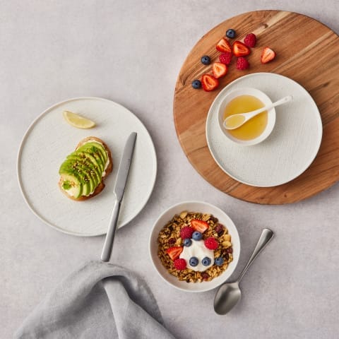 Maxwell & Williams Side Plate Maxwell & Williams Onni High Rim Side Plate 21cm Speckle AX0548 (7888684908633)