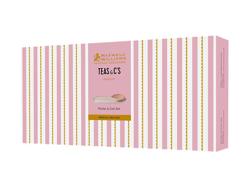 Maxwell & Williams Side Plate Maxwell & Williams Teas & C’s Regency Platter & Dish Set Pink HV0501 (7764527939673)