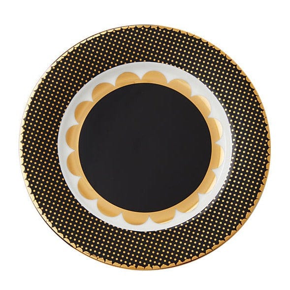 Maxwell & Williams Side Plate Maxwell & Williams Teas & C’s Regency Rim Plate Black 19.5cm HV0487