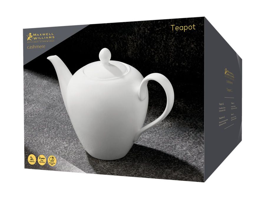 Maxwell & Williams Teapot Maxwell & Williams Cashmere Tall Teapot 1 Liter RF0048