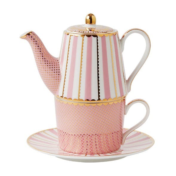 Maxwell & Williams Teapot Maxwell & Williams Teas & C’s Regency Tea for One With Infuser Pink 340ml HV0493 (7764499202137)