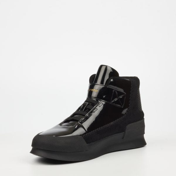 Mazerata Sneakers Mazerata Valentino 1 Pat Suede Black (7514612760665)