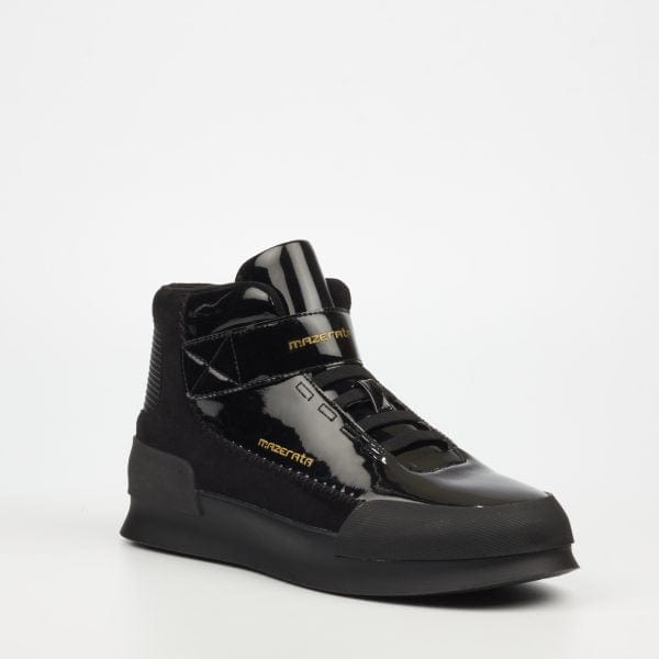 Mazerata Sneakers Mazerata Valentino 1 Pat Suede Black (7514612760665)