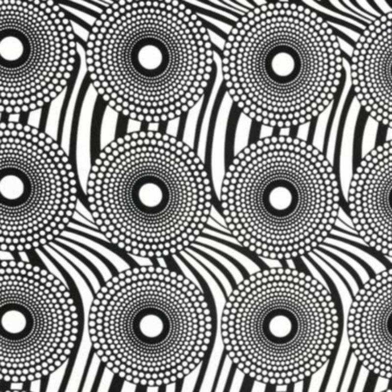 mazz Mini Matt Black Printed Mini Matt Design 10 MaXhosa Collection 140 cm (7821306396761)