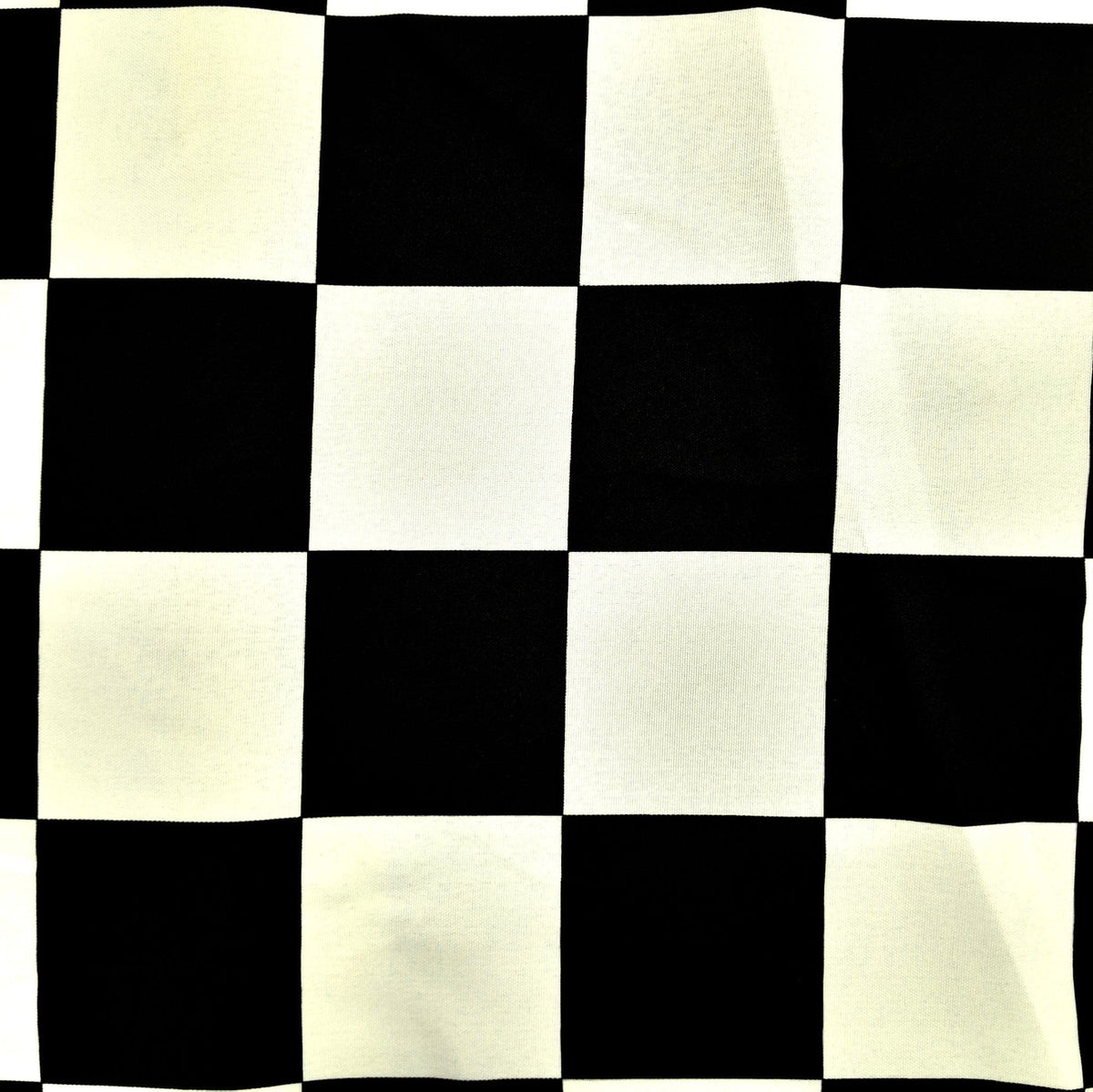 Mazztex Aadil Mini Matt Fabric Fabric Printed Mini Matt Big Blocks Black 140 cm