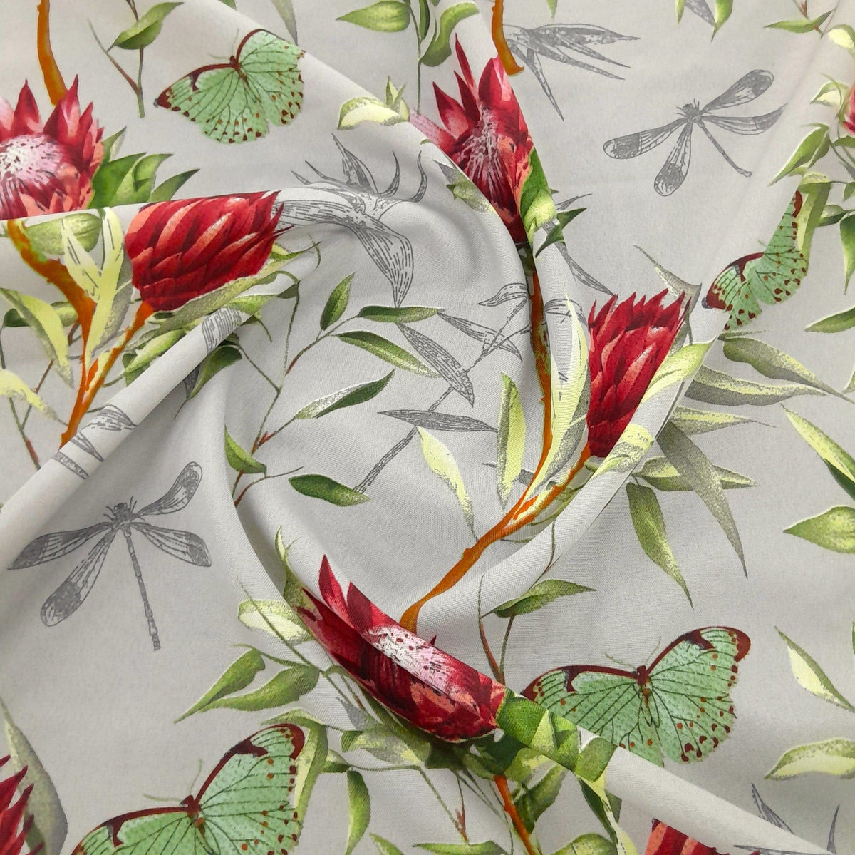 Mazztex Aadil Mini Matt Fabric Printed Mini Matt Butterfly 140 cm