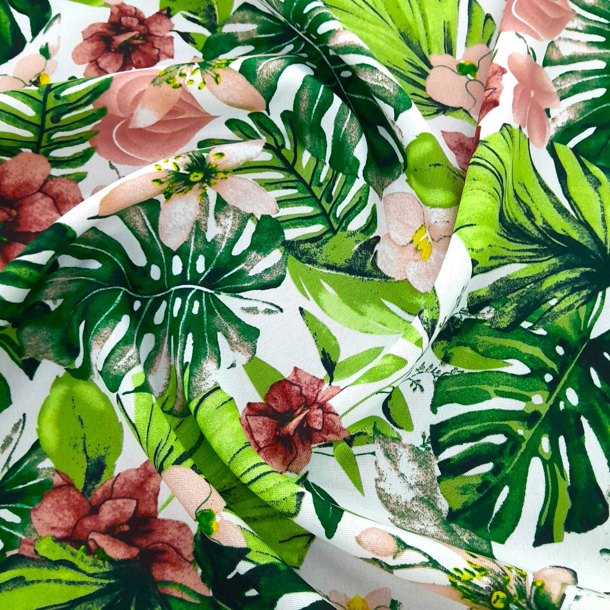 Mazztex Aadil Mini Matt Fabric Printed Mini Matt Floral 140 cm