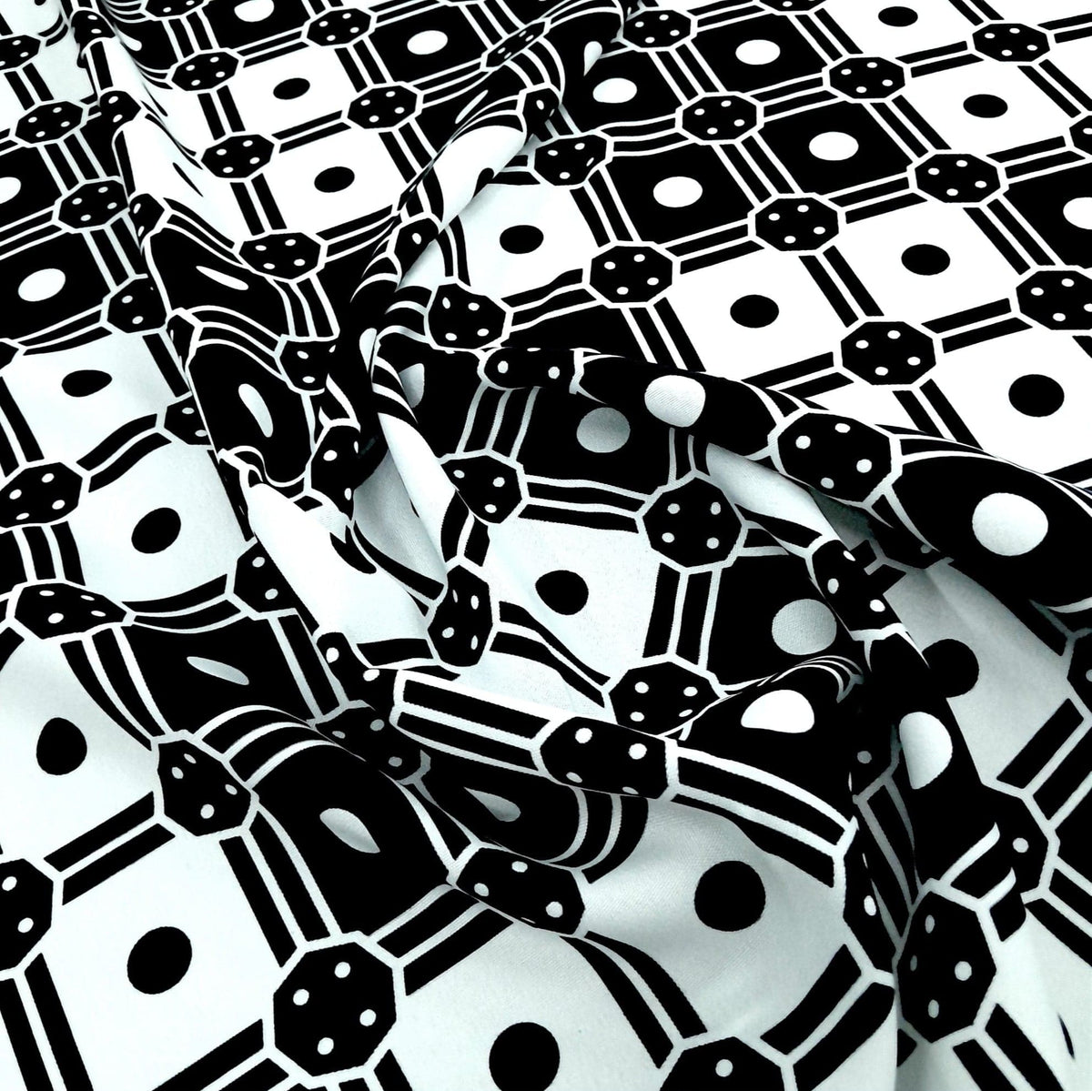 Mazztex Aadil Mini Matt Fabric Printed Mini Matt MaXhosa Dice 140 cm