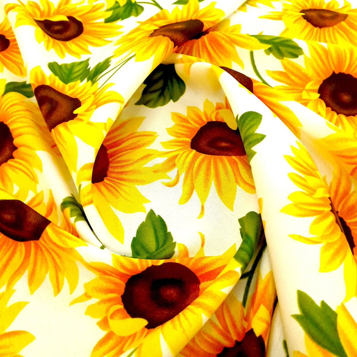 Mazztex Aadil Mini Matt Fabric Printed Mini Matt Sunflower Big 140 cm