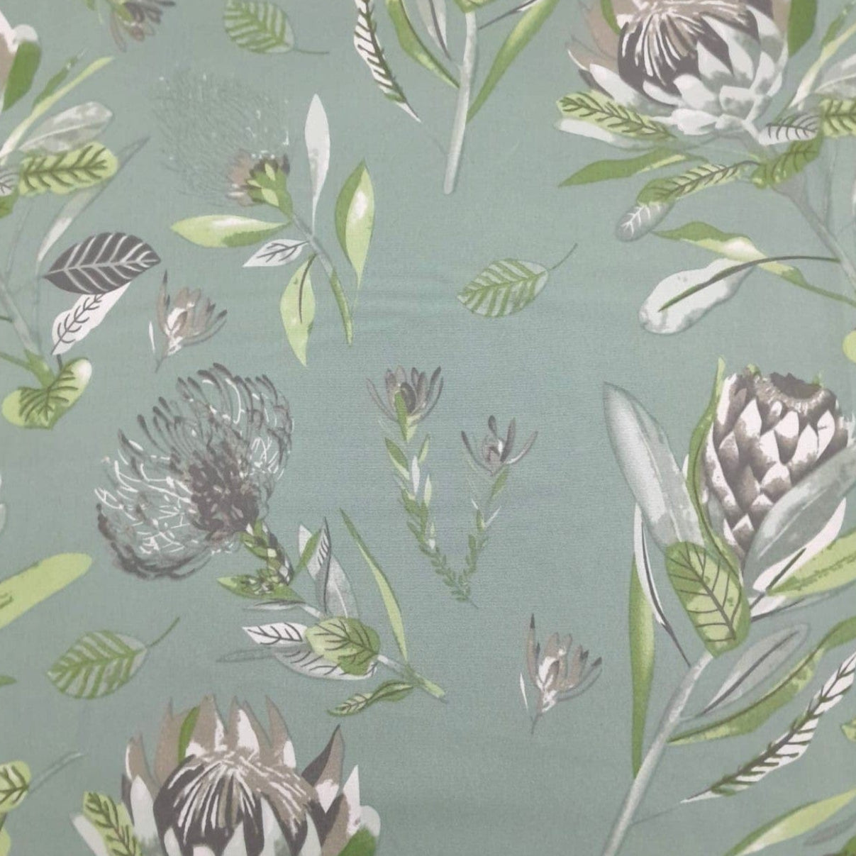 Mazztex Printed Mini Matt Printed Mini Matt Protea Duck Egg 140 cm (7907926409305)