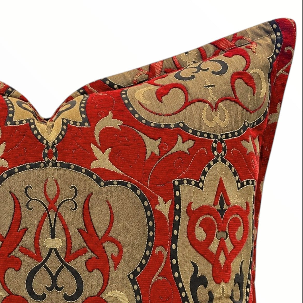 Assorted Scatter Cushion Tapestry Medalion Ruby Red 60x60 cm.