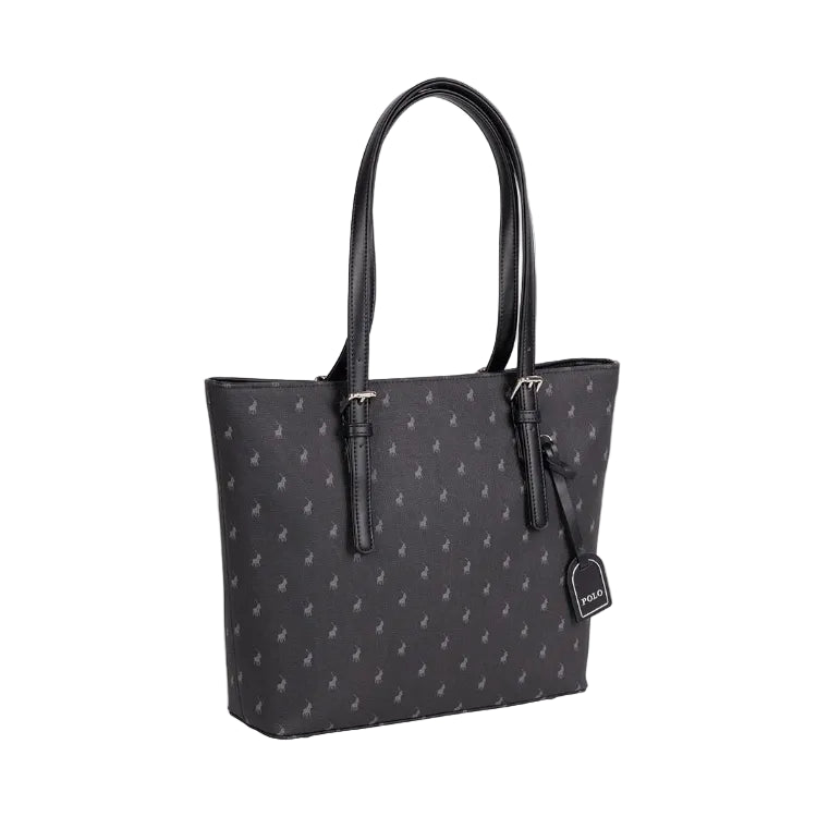 Polo Polo Iconic Medium Tote - Black POS432115
