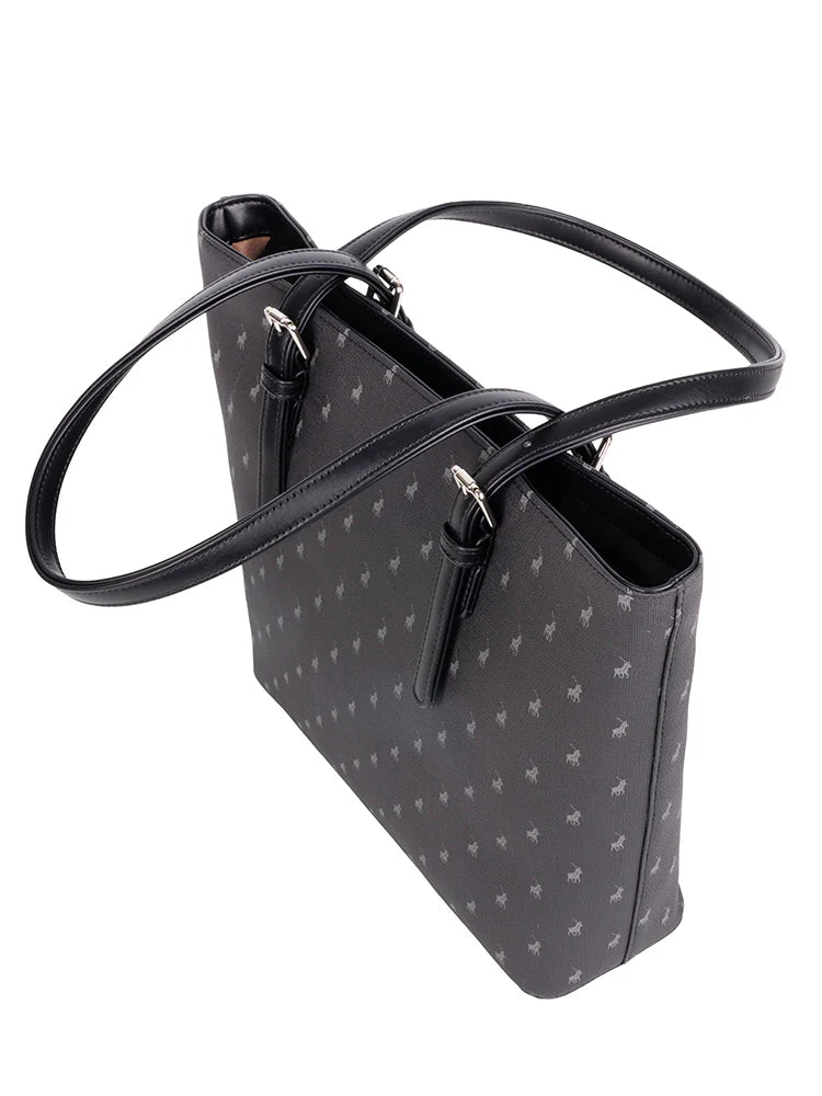 Polo Polo Iconic Medium Tote - Black POS432115