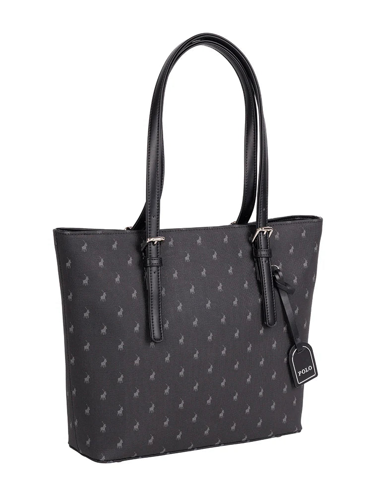 Polo Polo Iconic Medium Tote - Black POS432115