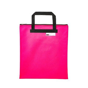 Meeco School Stationery Meeco Library Book Carry Bag 380mm X 290mm Pink (7335703740505)