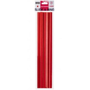 Meeco Tech & Office Meeco Slide Binder 10mm  Red- 10 Pack (7347265175641)