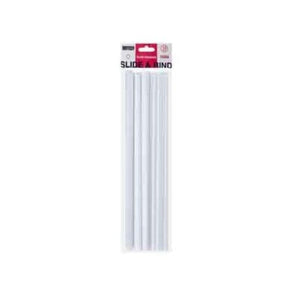 Meeco Tech & Office Meeco Slide Binder 5mm White 10 Pack (7345848156249)