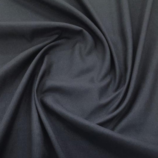 Meerab Sheeting Fabrics Black 100% Polyester Fabric Plain Collection 240 cm (7887941468249)