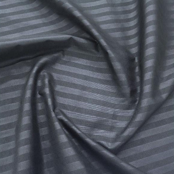 Meerab Sheeting Fabrics Black 100% Polyester Fabric Stripe Collection 240 cm (7888008151129)