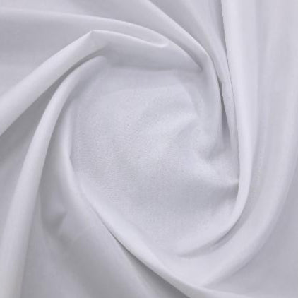 Meerab Sheeting Fabrics White 100% Polyester Fabric Plain Collection 240 cm (7887941468249)