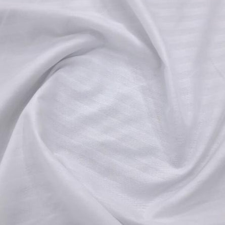 Meerab Sheeting Fabrics White 100% Polyester Fabric Stripe Collection 240 cm (7888008151129)