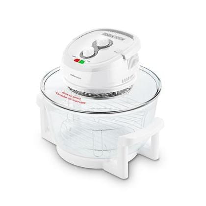 Mellerware AIR FRYER Mellerware Air Fryer Convection Cooker Temperature Glass White 12L 1400W 27720 (7779135258713)