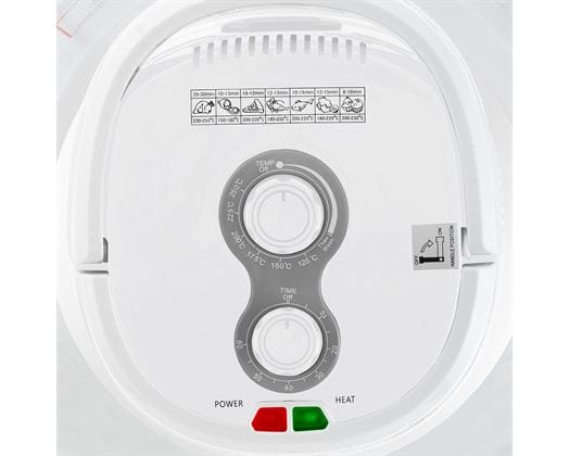 Mellerware AIR FRYER Mellerware Air Fryer Convection Cooker Temperature Glass White 12L 1400W 27720 (7779135258713)