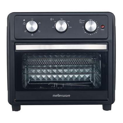 Mellerware AIR FRYER Mellerware Air Fryer Manual Operation Steel Black 23L 1700W Maxicrisp 27123