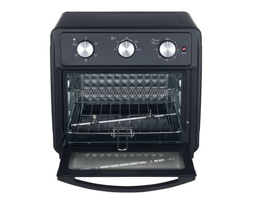 Mellerware AIR FRYER Mellerware Air Fryer Manual Operation Steel Black 23L 1700W Maxicrisp 27123